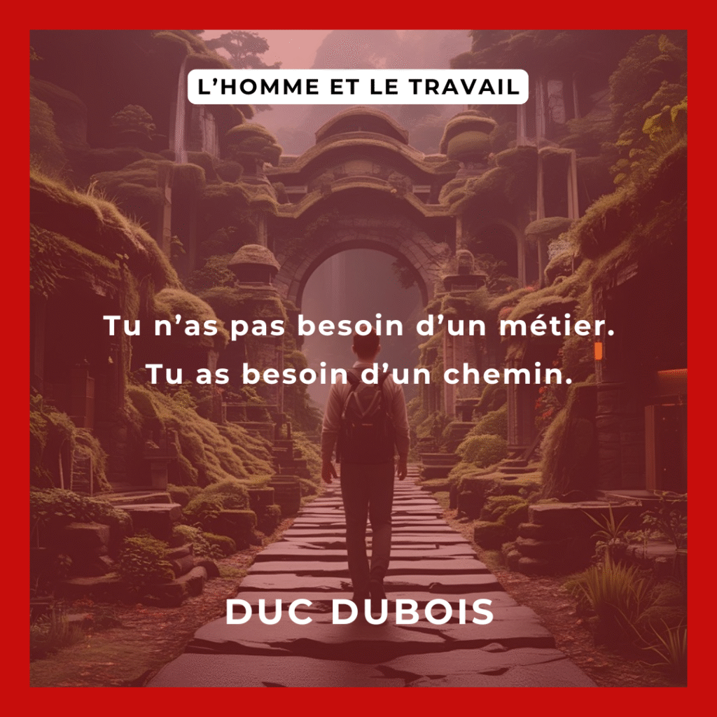 Sombre Réflexion sur l'Illusion du Travail Humain.