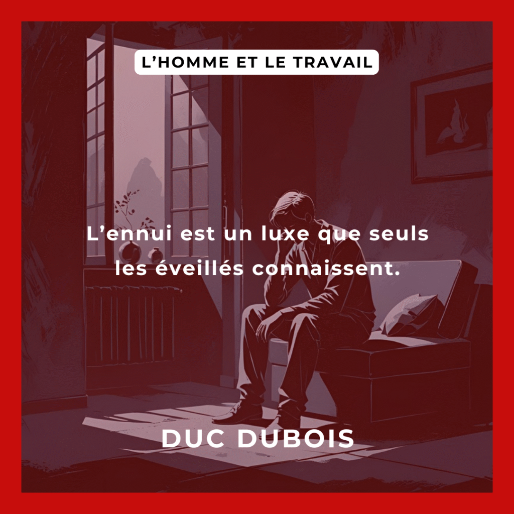 L'Ombre des Oisifs : Révolte contre l'Obligation.